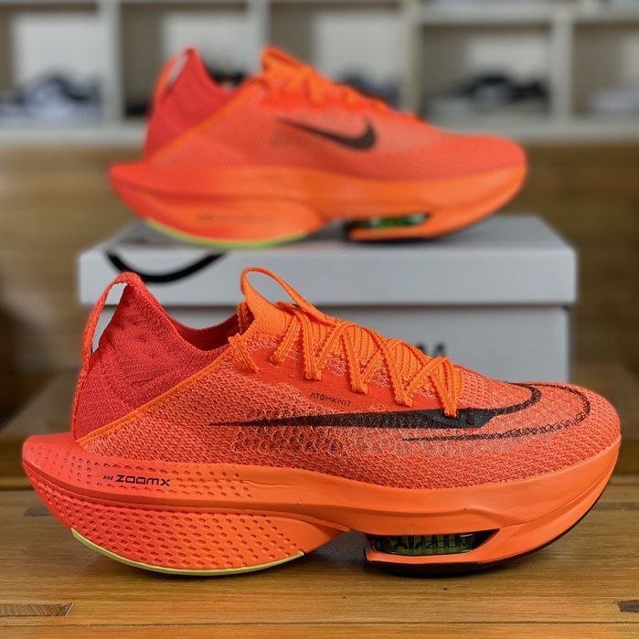 Imported Nike Zoom Alphafly 2 Orange Shoes for Men (BS309)