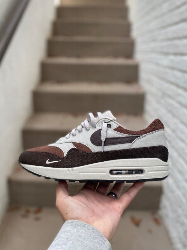 Premium Nike Air Max 1 Brown Stone Shoes For Men (SW6139)