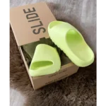 Imported Adidas Yeezy Slides Glow Green (SOS2636)