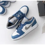 Trendy Air Jordan 1 Low True Blue Shoes for Men (BS342)