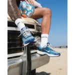 Imported Nike Zoom Vomero 5 Warn Blue Shoes for Men (SOH30)