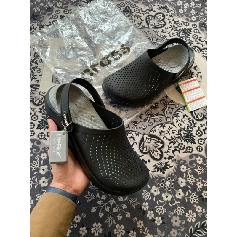 Imported Crocs LiteRide Grey Black (SOS2628)