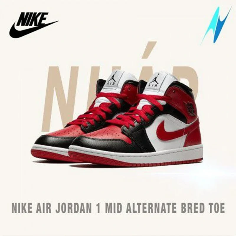 33-Nike-Air-Jordan-1-Mid-Alternate-Bred-Toe-3399-2.webp Imported Nike Air Jordan 1 Mid Alternate Bred Toe Shoes for Men (AME259)