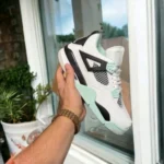 Trendy Air Jordan Retro 4 Seafoam Shoes for Men (GF167)