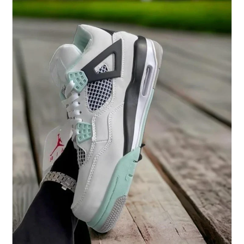 34-Air-Jordan-Retro-4-Seafoam-3199-3.webp Trendy Air Jordan Retro 4 Seafoam Shoes for Men (GF167)