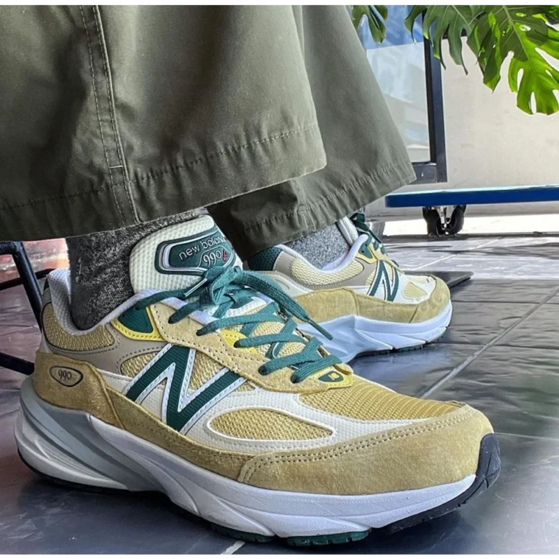 Trendy New Balance 990 V6 Lemonade Shoes for Men (BS338)