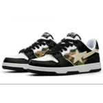 Imported Bape SK8 Sta Black Perfect Version Shoes for Men (SOH24)