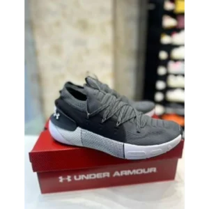 Classy Under Armour Hovr Phantom 3 Grey Black Shoes for Men (SOH63)