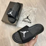Premium Air Jordan Hydro 6 Black White Flip Flop (HS80)