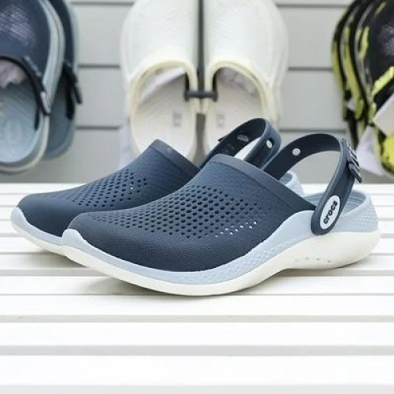 Premium Crocs 360 Literide Navy Blue Grey (TC101)