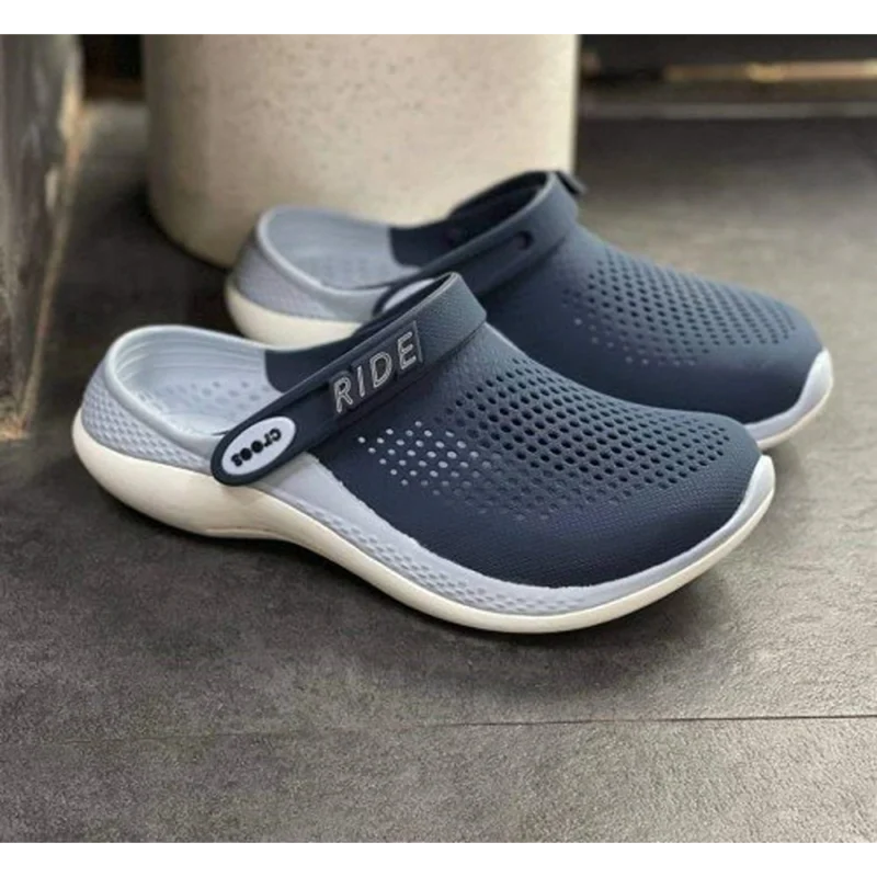 Premium Crocs 360 Literide Navy Blue Grey (TC101)