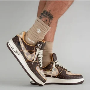 Classy Nike Air Airforce 1 X Monogram Shoes for Men (SW4703)