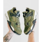 Imported Men's Nike Air Jordan 4 Craft Olive Semi UA (TD120)