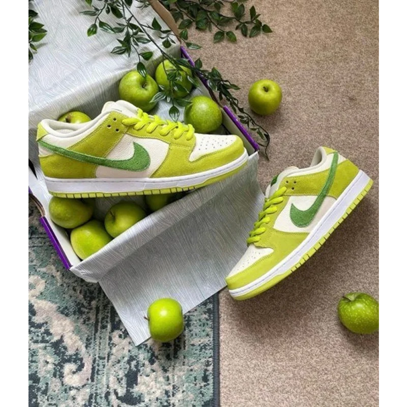 Premium Nike SB Dunk Low Green Apple Shoes for Men (HOF79)