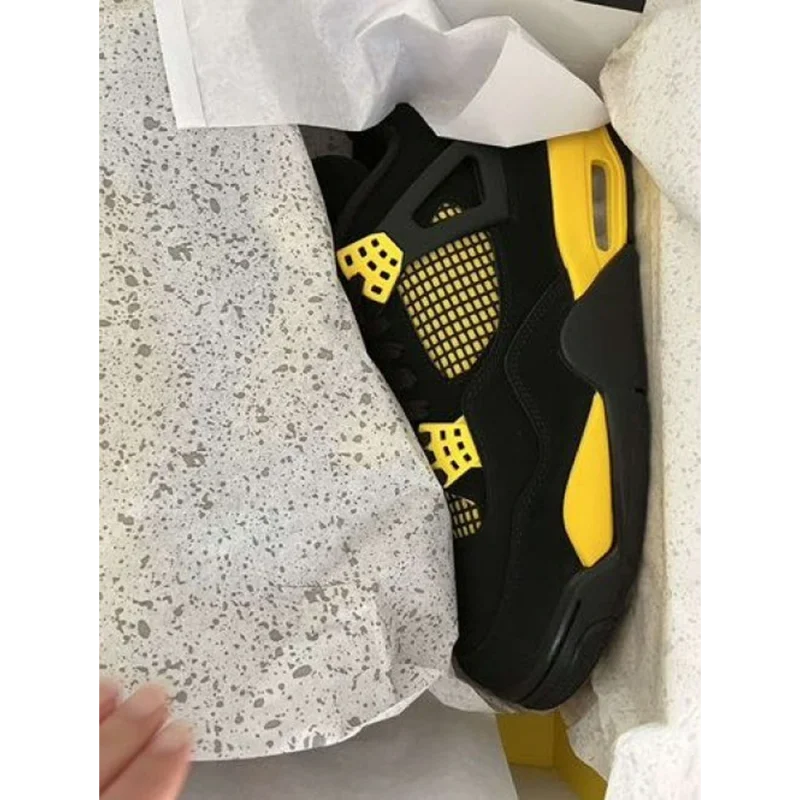 5-Air-Jordan-4-Retro-Thunder-Yellow-3499-1.webp Premium Air Jordan 4 Retro Thunder Yellow Shoes for Men (SOH16)