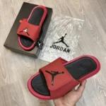 Premium Air Jordan Hydro 6 Red Black Flip Flop (HS79)