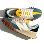 Premium New Balance Xc 72 Storm Blue Yellow Shoes For Men (SW6080)