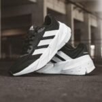 Imported Adidas Adistar Turbo Black White Shoes for Men (BS305)