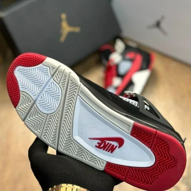 Trendy Jordan Retro 4 Travis Scott Red Cactus Shoes for Men (SOH95)