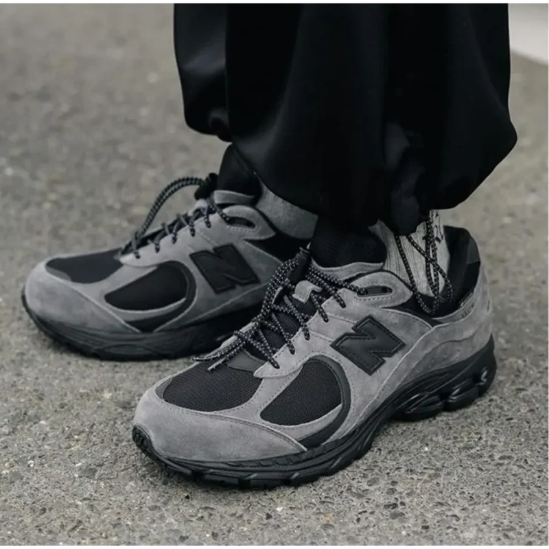 Classy New Balance 2002R Gore Tex Grey Shoes for Men (SW4725)