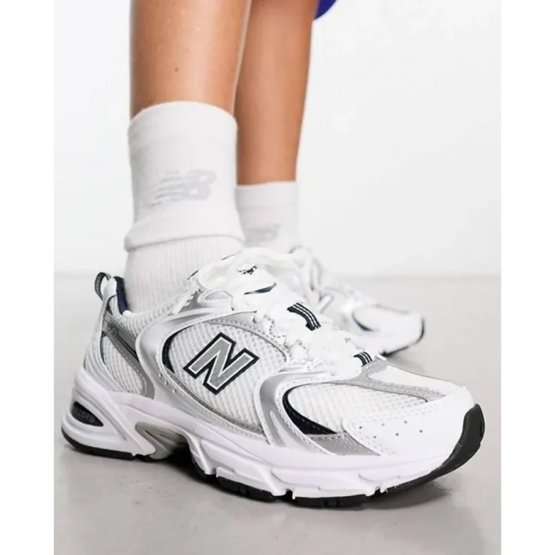 Classy New Balance 530 White Navy Shoes for Men (SW4723)