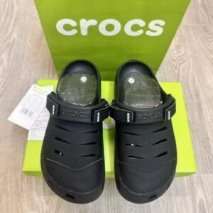 Imported Crocs Yukon Vista Black Clogs (HS68)