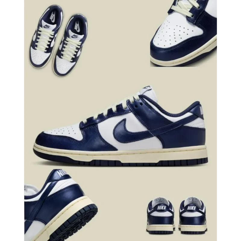 Imported Dunk Low Vintage Navy 2024 Shoes for Men (SOS2524)