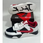 Trendy Nike Travis Scott Jumpman X Travis Scott Black White Red Shoes for Men (HS40)