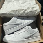 Nike SB Dunk Low Triple White First Copy Shoes