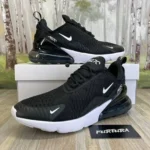 Imported Nike Airmax 270 Black White Shoes for Men (HS34)