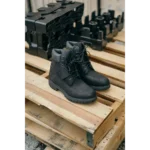 Trendy Timberland Long Black Boots without Og Box (HS37)