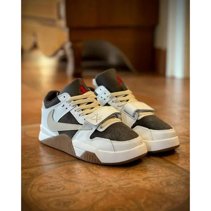 Trendy Travis Scott X Jordan Jumpman Jack Trainer Sail Shoes for Men (HS36)