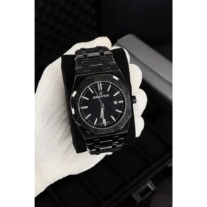Audemars Piguet Watch Royal Oak Quartz Full-Black For Men (SUP208)
