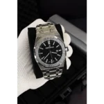 Audemars Piguet Watch Royal Oak Quartz Silver-Black For Men (SUP207)