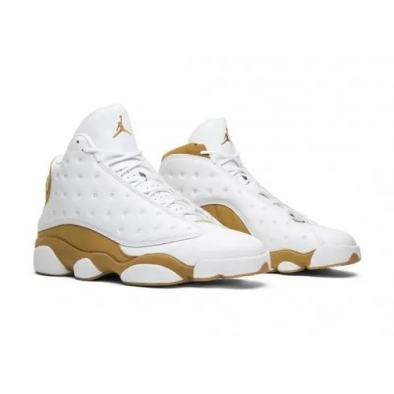 Superb White Wheat Air Jordan 13 Retro Shoes for Men (SL4479)