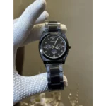 Casio Watch Classic Black Metal Chronograph For Men (SW1128)