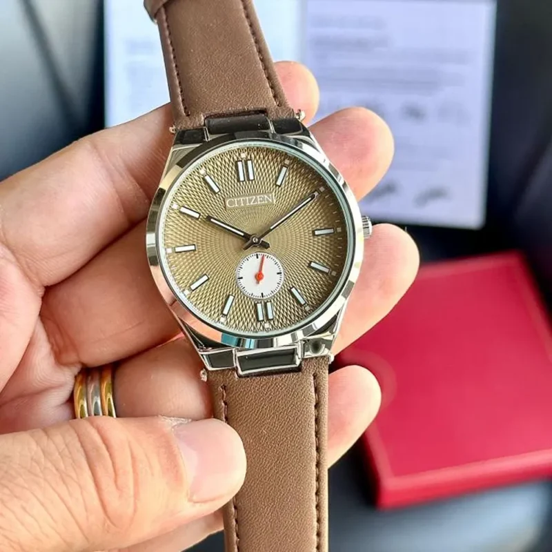 Citizen Watch Brown Silver For Men (SW1254)