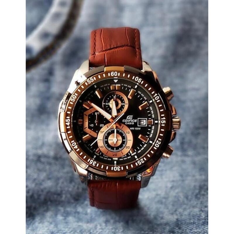 Classy Men’s Edifice Watch Strap Leather (SG-182)