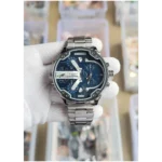 Diesel 3 Watch Bar Big Dady Silver-Blue For Men (CSO1625)