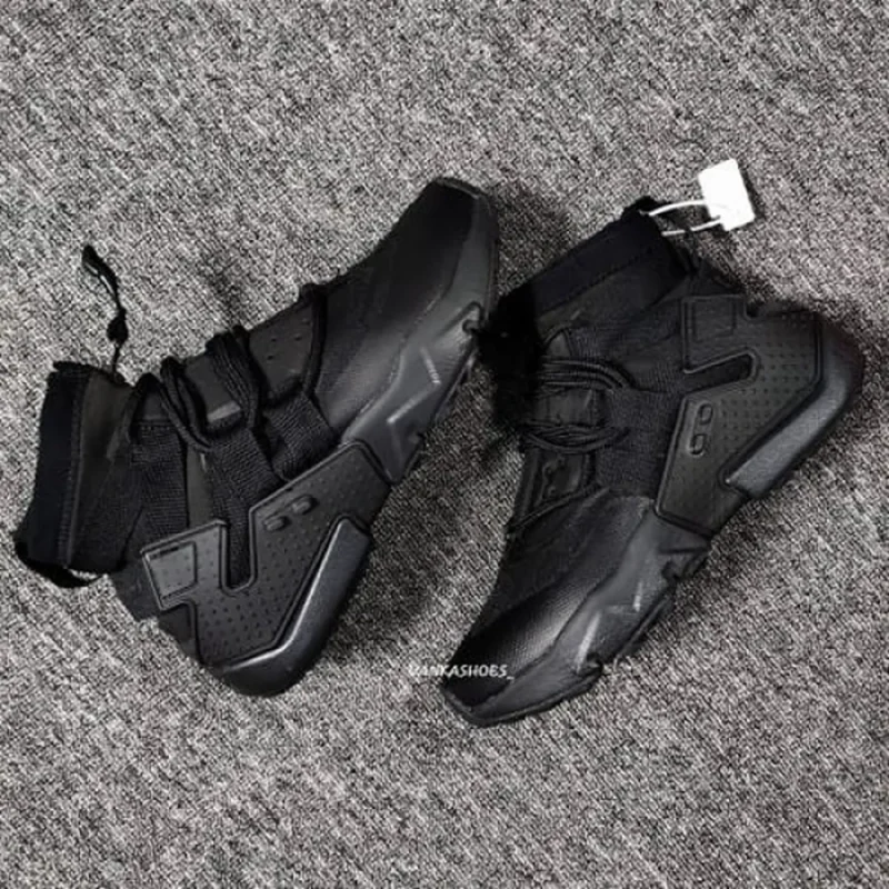 Superb Nike Huarache Gripp GS Triple Black Shoes for Men (SL4564)