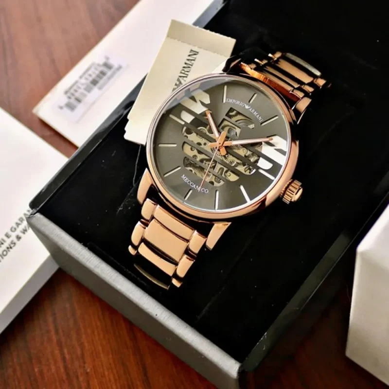 Emporio Armani Watch Meccanico Eagle For Men (SW2167)