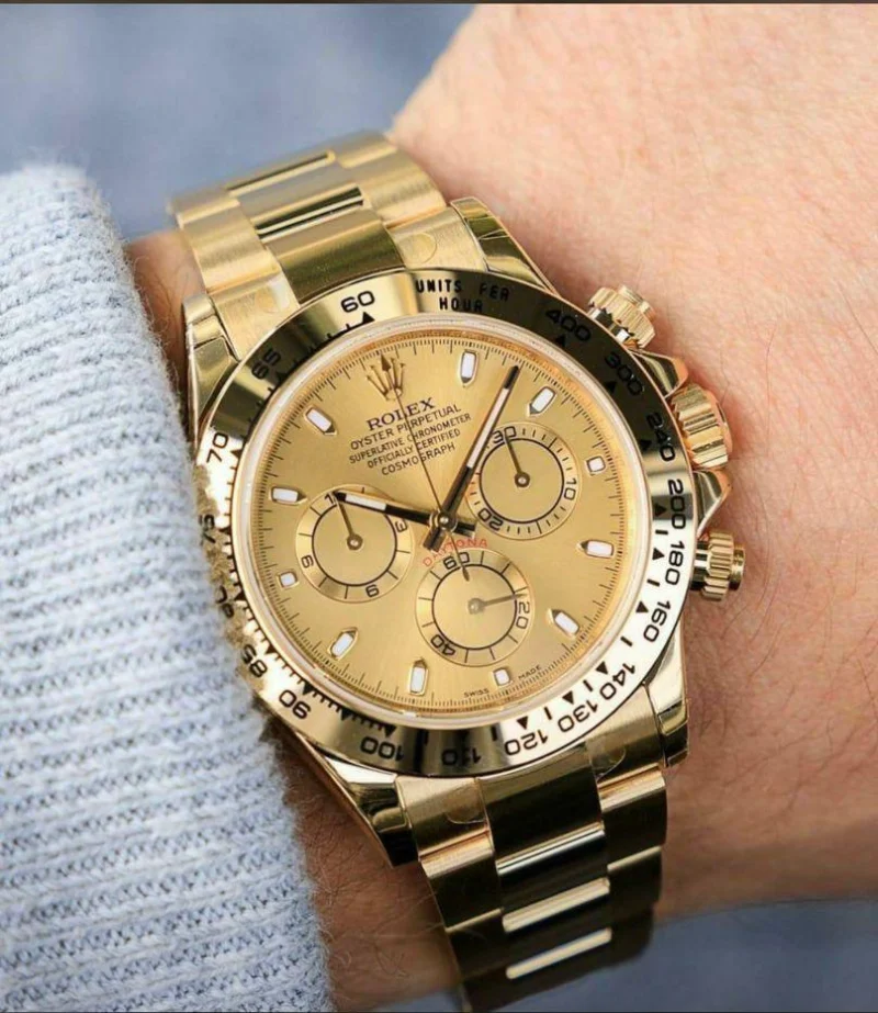 Fancy Men’s Stainless Steel Rolex Watch (SG-205)