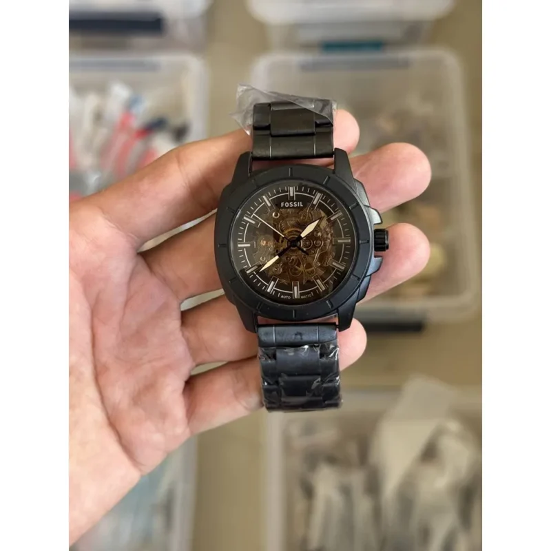 Fossil Watch Automatic Black For Men (SL382) Fossil Watch Automatic Black For Men (SL382)