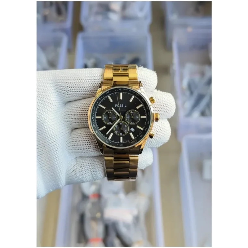 Fossil Watch Sullivan Gold Black For Men (SW1339)