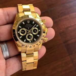 Gold Rolex Watch Daytona Men’s Stainless Steel Chronograph Watch (SG-16205)