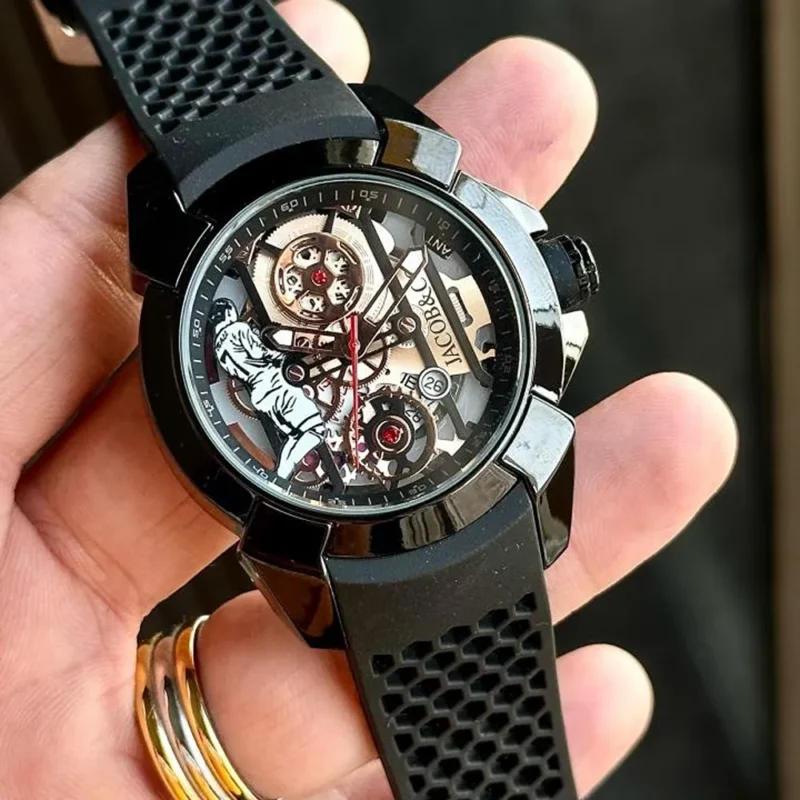 Jacob & Co Watch Black Rose Dial For Men (SW1088)