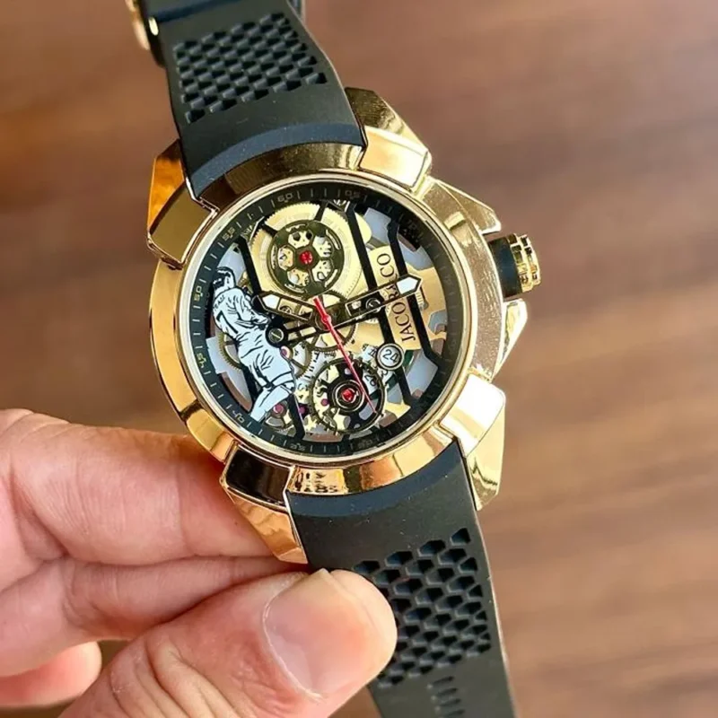 Jacob & Co Watch Gold Black For Men (SW1090)