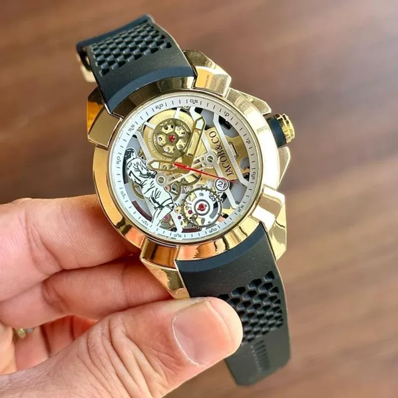 Jacob & Co Watch Gold White Dial For Men (SW1089)
