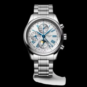 Longines Watch Master Collection Silver Blue Chronograph For Men (SW2136)