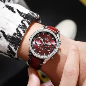 Luxurious Brown Omega Watch For Men (SG-176)